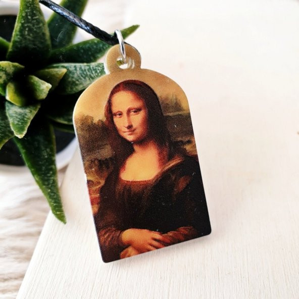 Mona Lisa Kolye Hediyelik Aksesuar Şık Gösterişli Eşya  Kolye