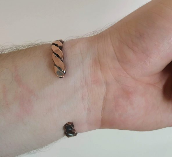 Ayarlanabilir Bakır Burgu Bileklik Sağlık İçin  Takınız - 4