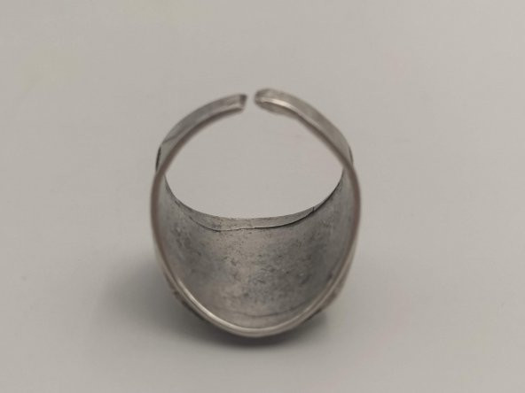 Ayarlanabilir Kayı Boyu Yüzük Figürlü  Şık Türk Osmanlı (Pirinç) - 5