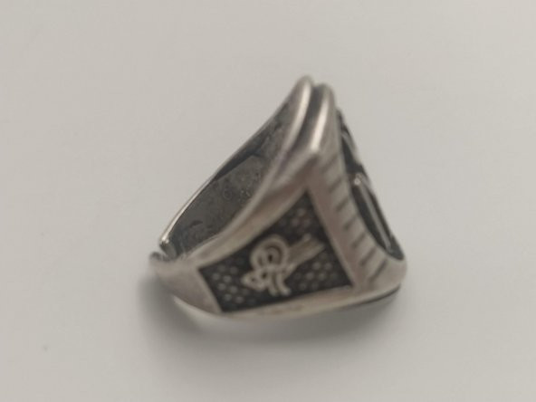 Ayarlanabilir Kayı Boyu Yüzük Figürlü  Şık Türk Osmanlı (Pirinç) - 2