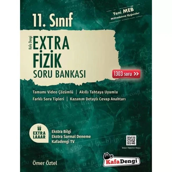Kafa Dengi Yayınları 11. Sınıf Fizik Extra Soru Bankası