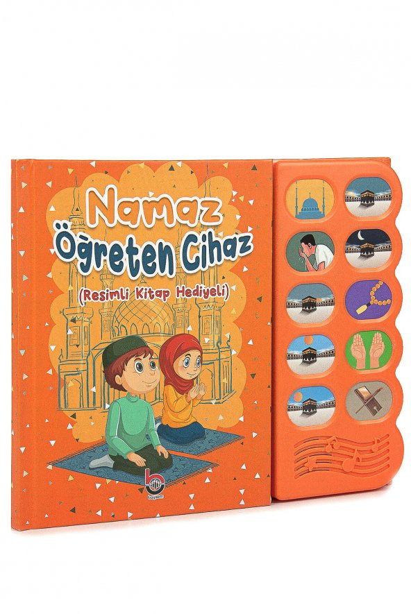 Namaz Öğreten Cihaz Resimli Kitap Seti Turuncu ürün görseli 1