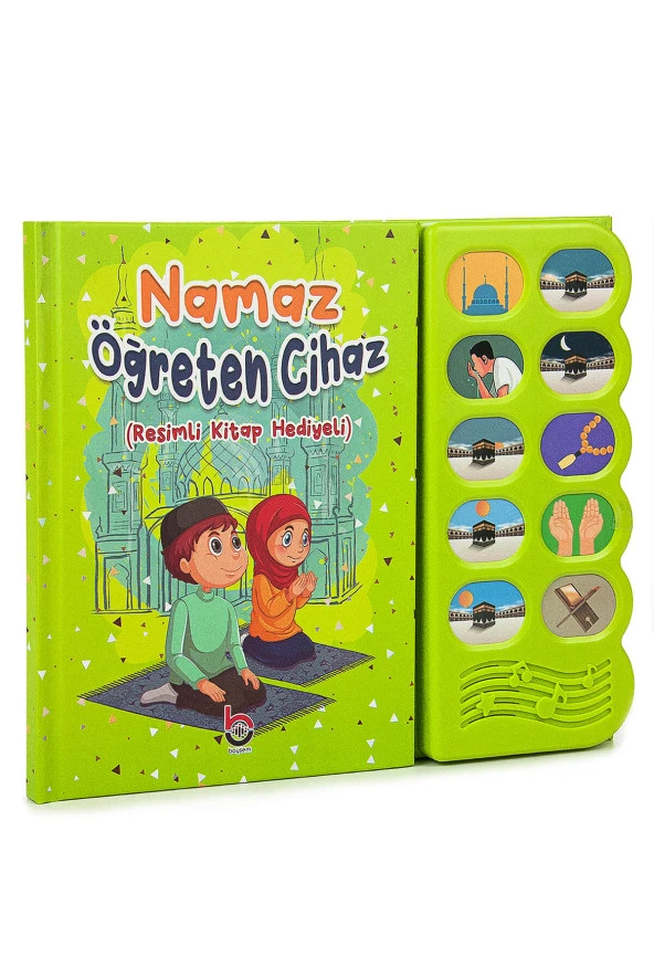 Namaz Öğreten Cihaz Resimli Kitap Seti Yeşil