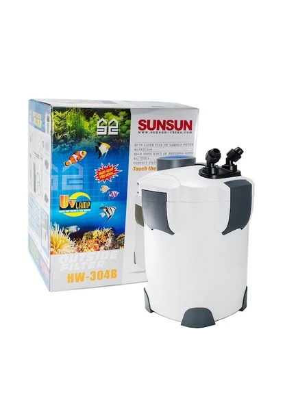 Sunsun HW-304B UV Sunsun Akvaryum Dış Filtre 2000 L/S 55W - 2