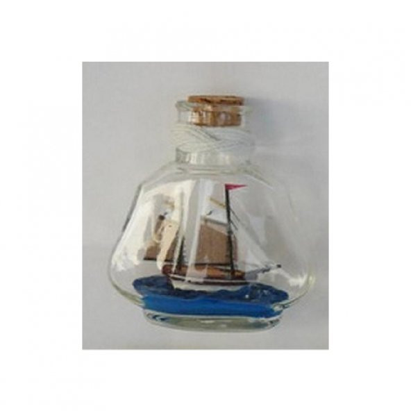 ŞİŞE GEMİ Dekoratif Hediyelik Ev Ofis Aksesuar