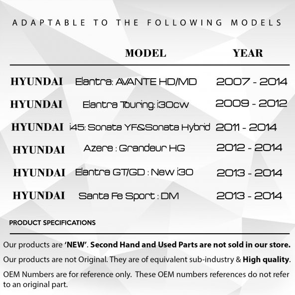 10 Adet Hyundai Kia için Direksiyon Kaplini Fiberi - 3