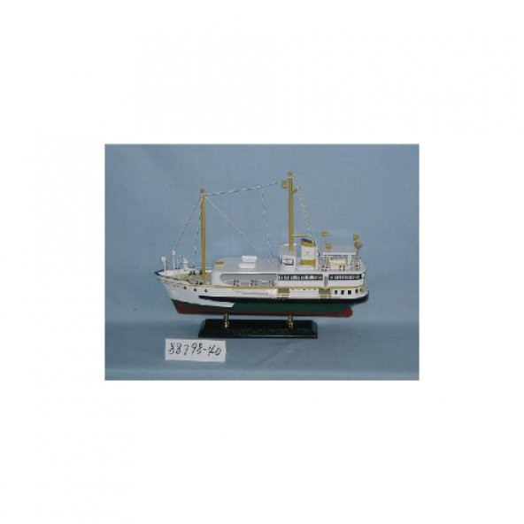 TURAN EMEKSİZ MAKET YOLCU GEMisi 41x30x6 cm Dekoratif Hediyelik Ev Ofis Aksesuarı