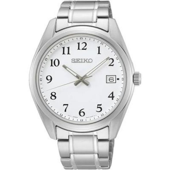 Seiko SUR459P Çelik Gri Beyaz Kadran 40 mm Erkek Kol Saati