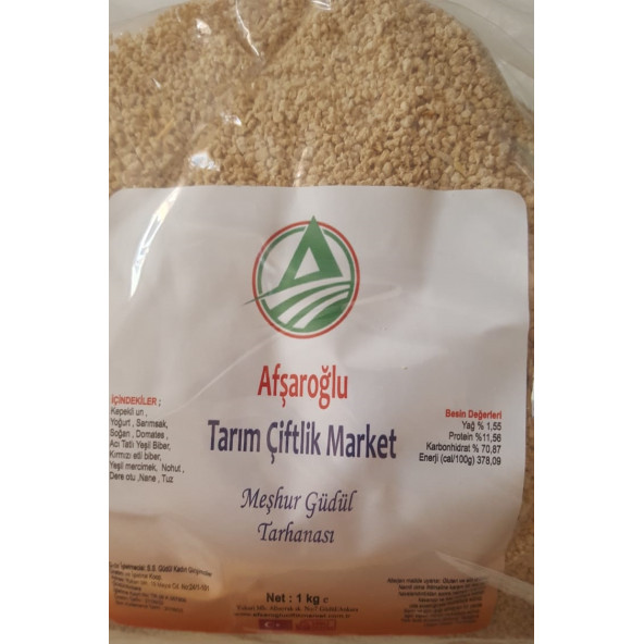 Güdül Tarhanası 1 Kg (Yerli Ürünlerden Yapılmış Meşhur Ev Yapımı Güdül Tarhanası ) - 2