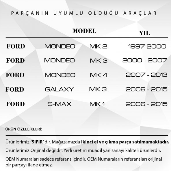 Jaguar S-Type, X-Type için Koltuk Dişlisi Metal Milli 12 cm - 2
