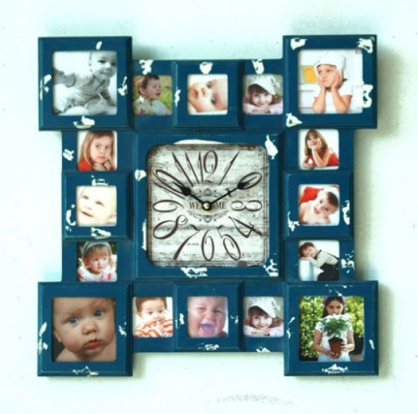 DUVAR SAATİ Dekoratif Hediyelik Ev Ofis Aksesuarı