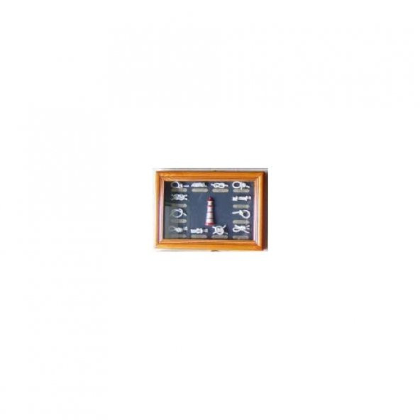 İp Panosu tablo 17×12×3cm Dekoratif Hediyelik Ev Ofis Aksesuarı - 1