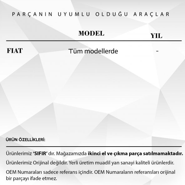 Fiat Yakıt Deposu için Kapak Kilit Plastik Parçası - 2