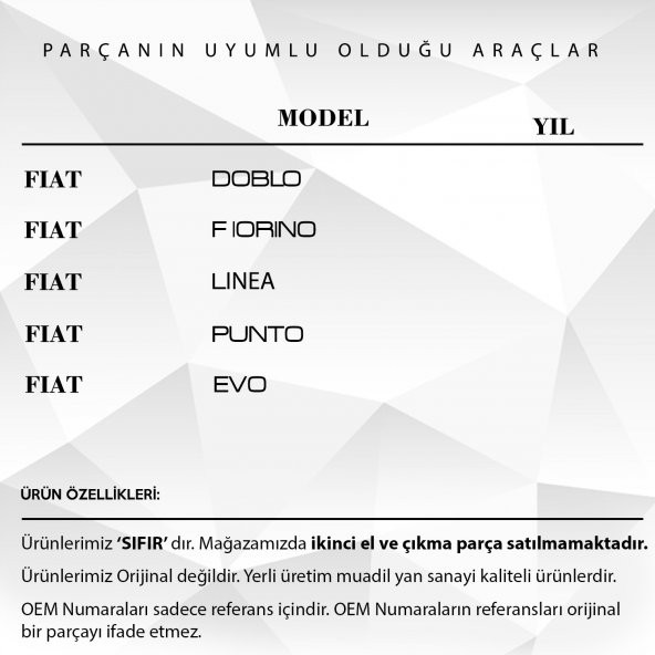 Fiat Doblo, Fiorino,Linea,Punto,Evo için Koltuk Ayar Kolu - 2