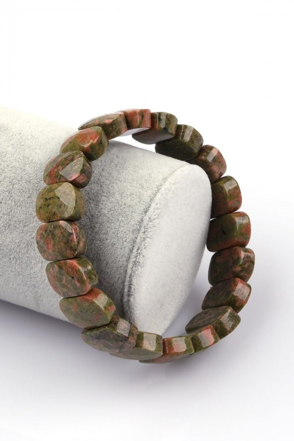 Unakit Doğal Taş Bileklik 11 x 15 mm Özel Kesim ürün görseli