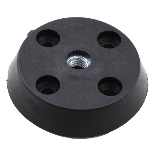 Mobilya Masa Sehpa Ayağı Bağlantı Aparatı Düz Ayak Tabanı Siyah (10 ADET) - 3