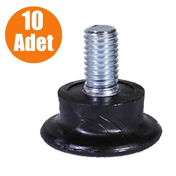 Bingo Rotil Ayak M8 Civatalı 25 mm Profil Ayağı 2.5 cm (10 ADET)
