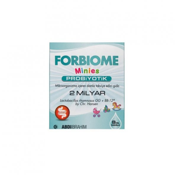 Forbiome Minies Probiyotik Mikroorganizma İçeren Damla Takviye Edici Gıda 8ml ürün görseli