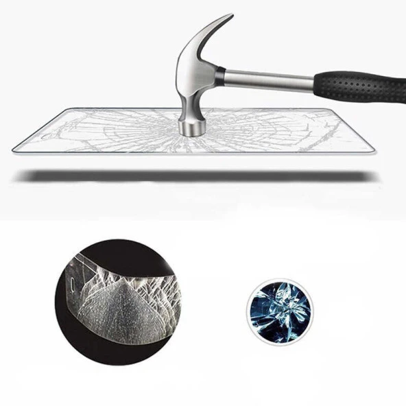 Huawei Y70 Zore Maxi Glass Temperli Cam Ekran Koruyucu - Resim 8