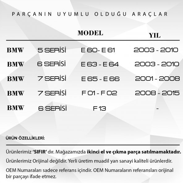 BMW 1 Serisi E82 E88 için Kapı Kilit Tamir Seti (Sağ Sol Kapılar) - 2