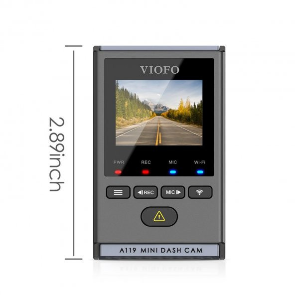 Viofo A119 Mini 2K 1440P 5GHz WiFi GPSli Araç Kamerası - 5