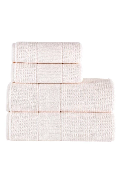 Royal | 50x90 - 70x140 Cm 4'Lü Banyo Havlu Seti, %100 Pamuklu Havlu Takımı - 8