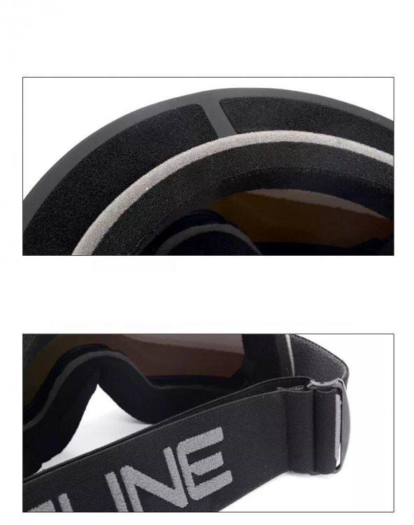 AntiSis Özellikli UV400 Korumalı Darbeye Karşı Dayanıklı Snowboard Kayak Gözlüğü - 2