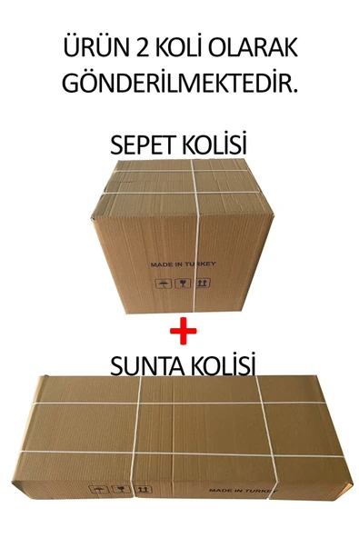 Pratico 7 Sepetli Dolap Oyuncak Dolabı Çok Amaçlı Mutfak Banyo Kiler Dolabı Gri - 5