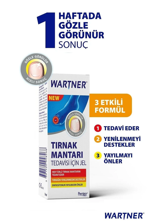 Wartner Tırnak Mantarı Tedavi Jeli 7 ml