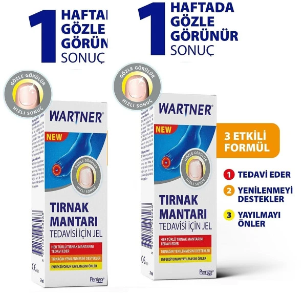 Wartner Tırnak Mantarı Tedavi Jeli 7 ml 2 Adet