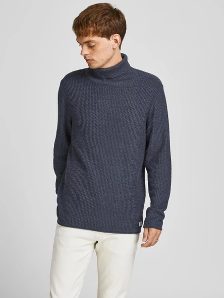 JACK JONES Erkek Boyunlu Kazak 12199940