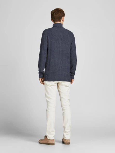 JACK JONES Erkek Boyunlu Kazak 12199940 - Resim 3