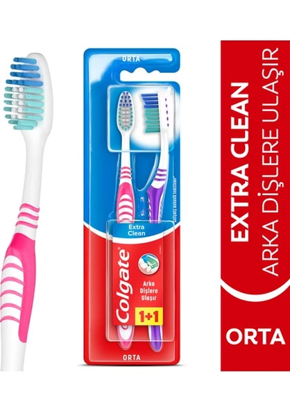 Colgate Diş Fırçası Extra Clean 1+1