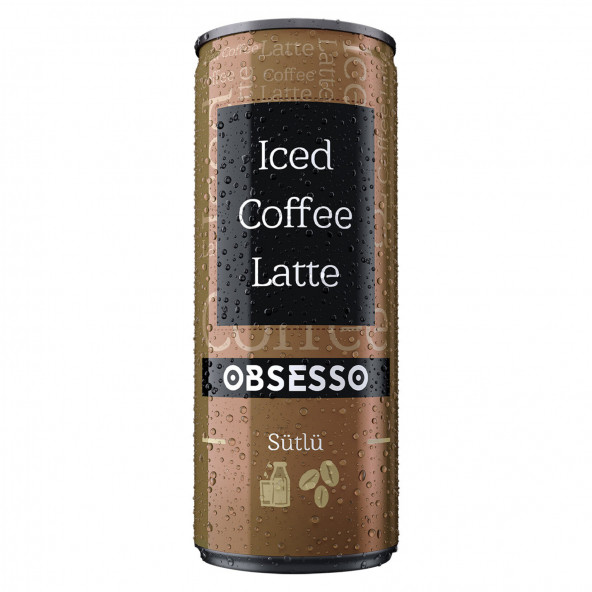 DİMES OBSESSO Iced Coffee Latte 250 ml x 12 adet - 1