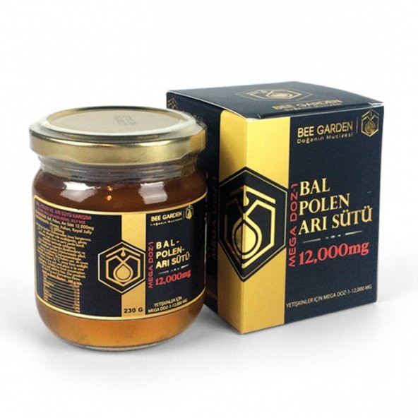 Bee Garden Bal + Polen + Arı Sütü Yetişkinler İçin 230 g