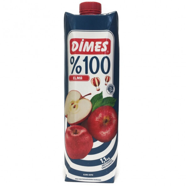 DİMES %100 Elma 1 lt x 12 adet