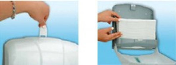 VİALLİ KH 300B Z KATLI KAĞIT HAVLU DİSPENSERİ - SİYAH - KAPASİTE 300 KAĞIT - 4