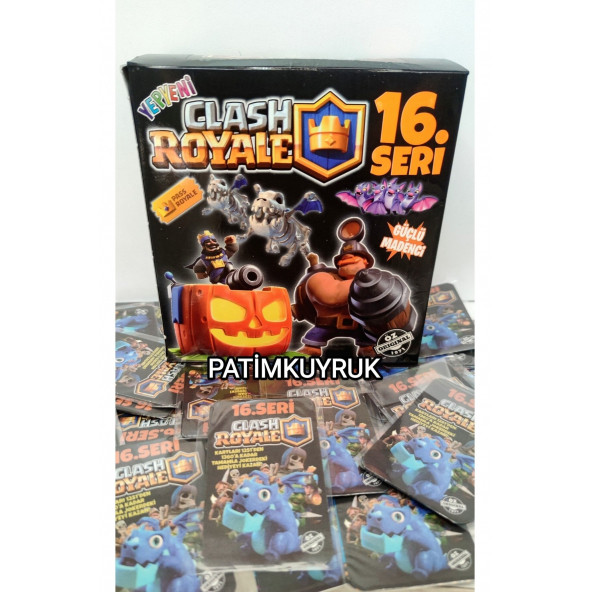Clash Royale 16. Seri Kart Oyunu 2x40 40 Adet