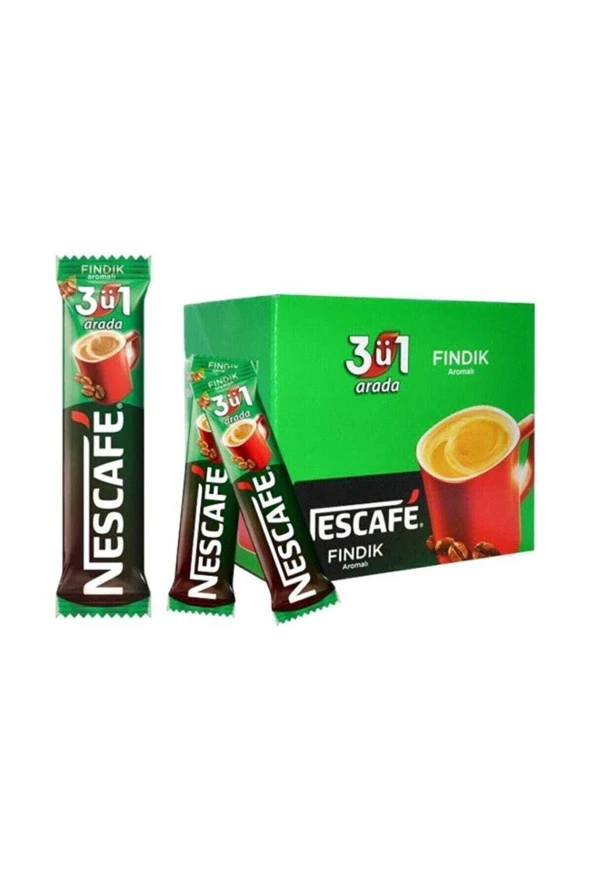 Nestle Nescafe 3Ü1 Arada Fındıklı 48 x 17 Gram