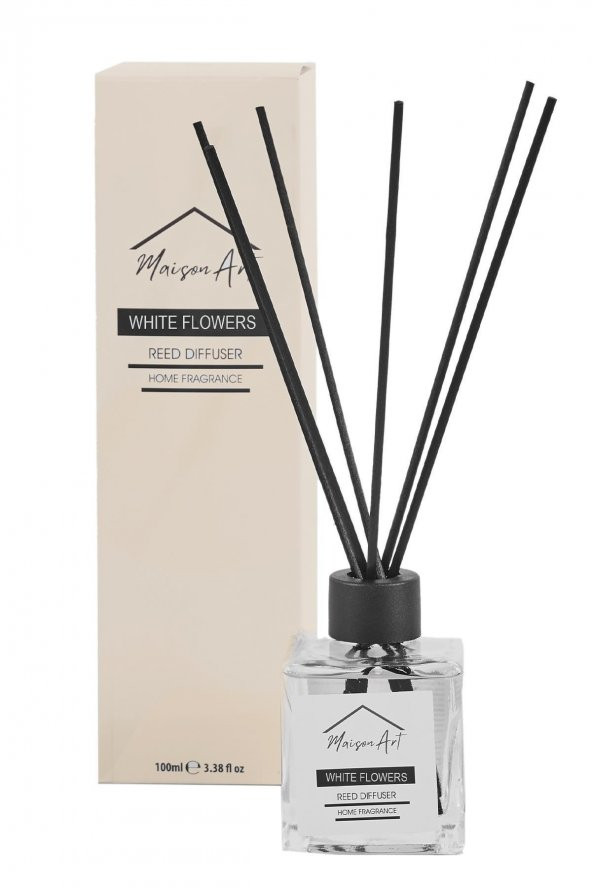 Çubuklu Oda Kokusu | White Flowers 100 Ml Oda Parfümü | Diffuser - 2