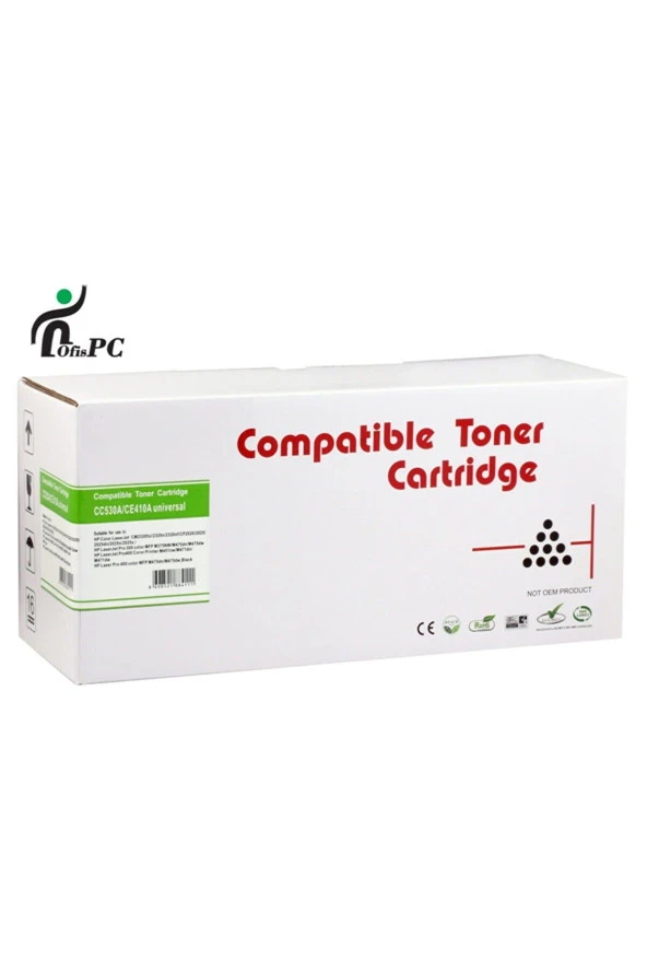 OfisPc Hp CC530A-CE410A-CF380A Siyah Üniversal Muadil Toner