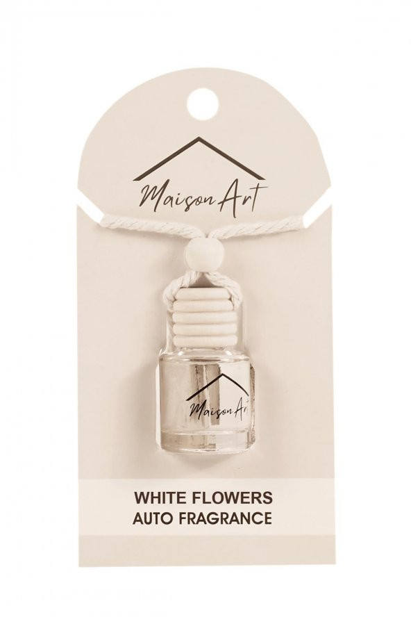 Araç Kokusu | White Flowers 8Ml Oto Parfümü | Kalıcı Araç İçi Kokusu