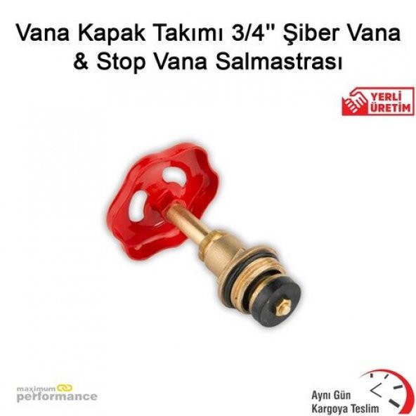 KALİTE - Vana Kapak Takımı 3/4 Şiber Vana & Stop Vana Salmastrası