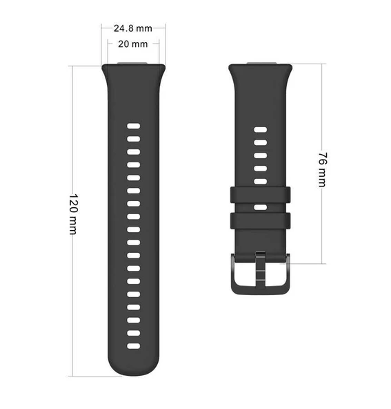Gpack Huawei Watch Fit 2 Kordon Renkli Mat Kançalı Silikon KRD 43 - 2