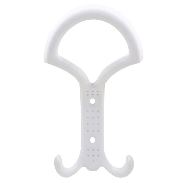 Noktalı Portmanto Vestiyer Duvar Askısı Metal Dolap Elbise Askılığı Beyaz ürün görseli