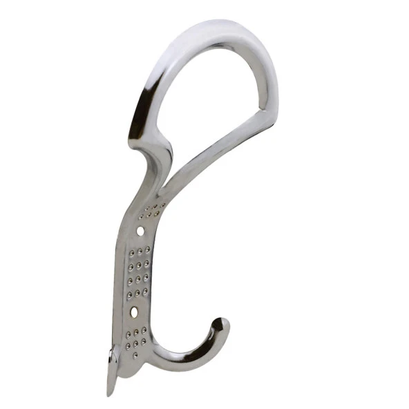 Noktalı Portmanto Vestiyer Duvar Askısı Metal Dolap Elbise Askılığı Krom - 2