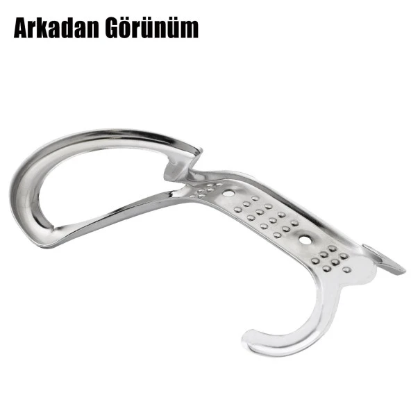 Noktalı Portmanto Vestiyer Duvar Askısı Metal Dolap Elbise Askılığı Krom - 5