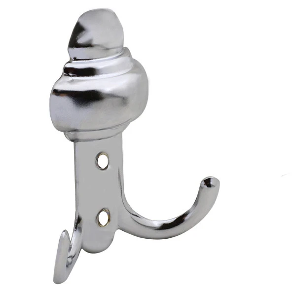 As Büyük Sarıklı Vestiyer Duvar Askısı Dolap Elbise Askılığı Krom Metal Askı - 2