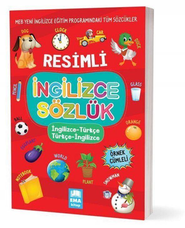 Resimli İngilizce Türkçe Türkçe İngilizce Sözlük Ema Yayınları