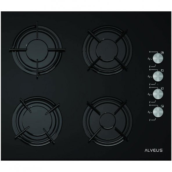 Alveus 6 Program Turbo Ankastre Cam Set - Siyah - 3